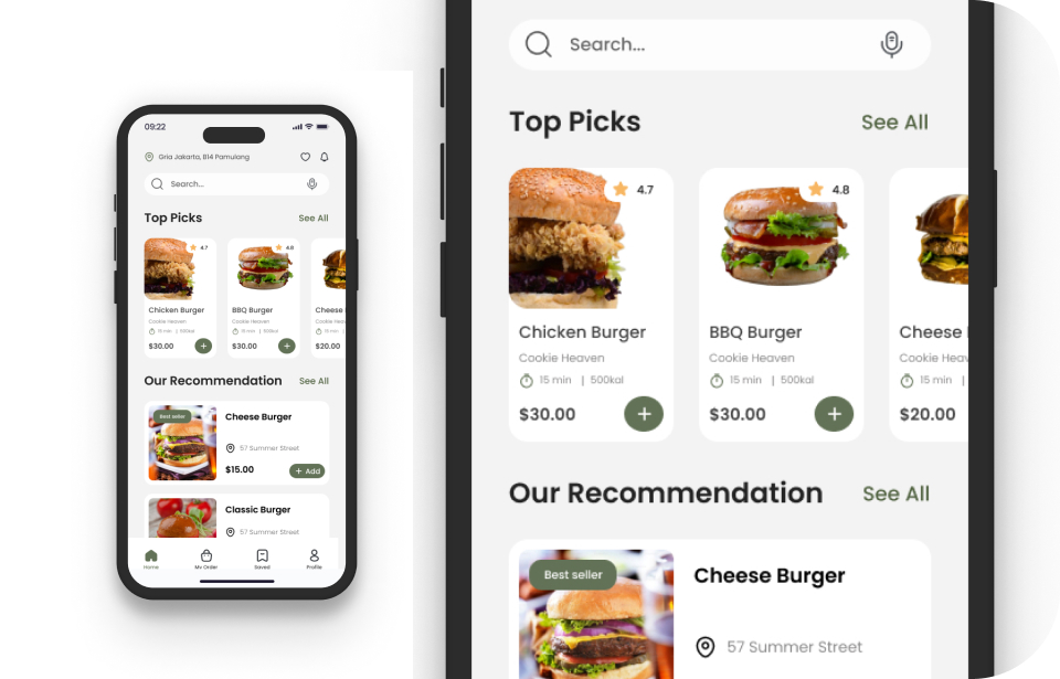 Tutorial Bikin UI Design Homepage untuk Aplikasi Order Makanan
